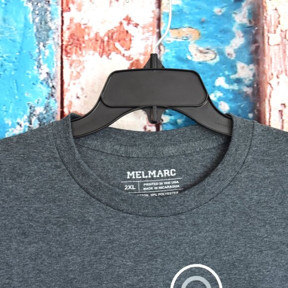 Men's Melmarc T-Shirt #1 Dad Short Sleeve 2XLARGE Charcoal Heather NEW - Picture 3 of 8